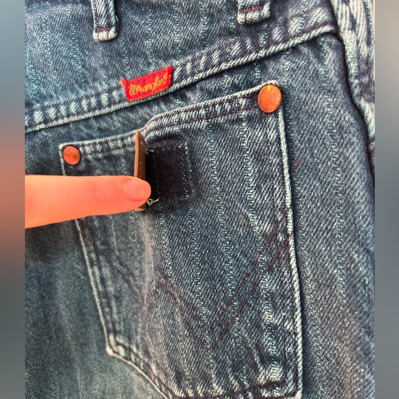 Wrangler vintage teal jeans size 9/36 - Picture 4 of 5